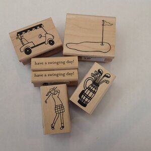 Golf Stamper Set of 6